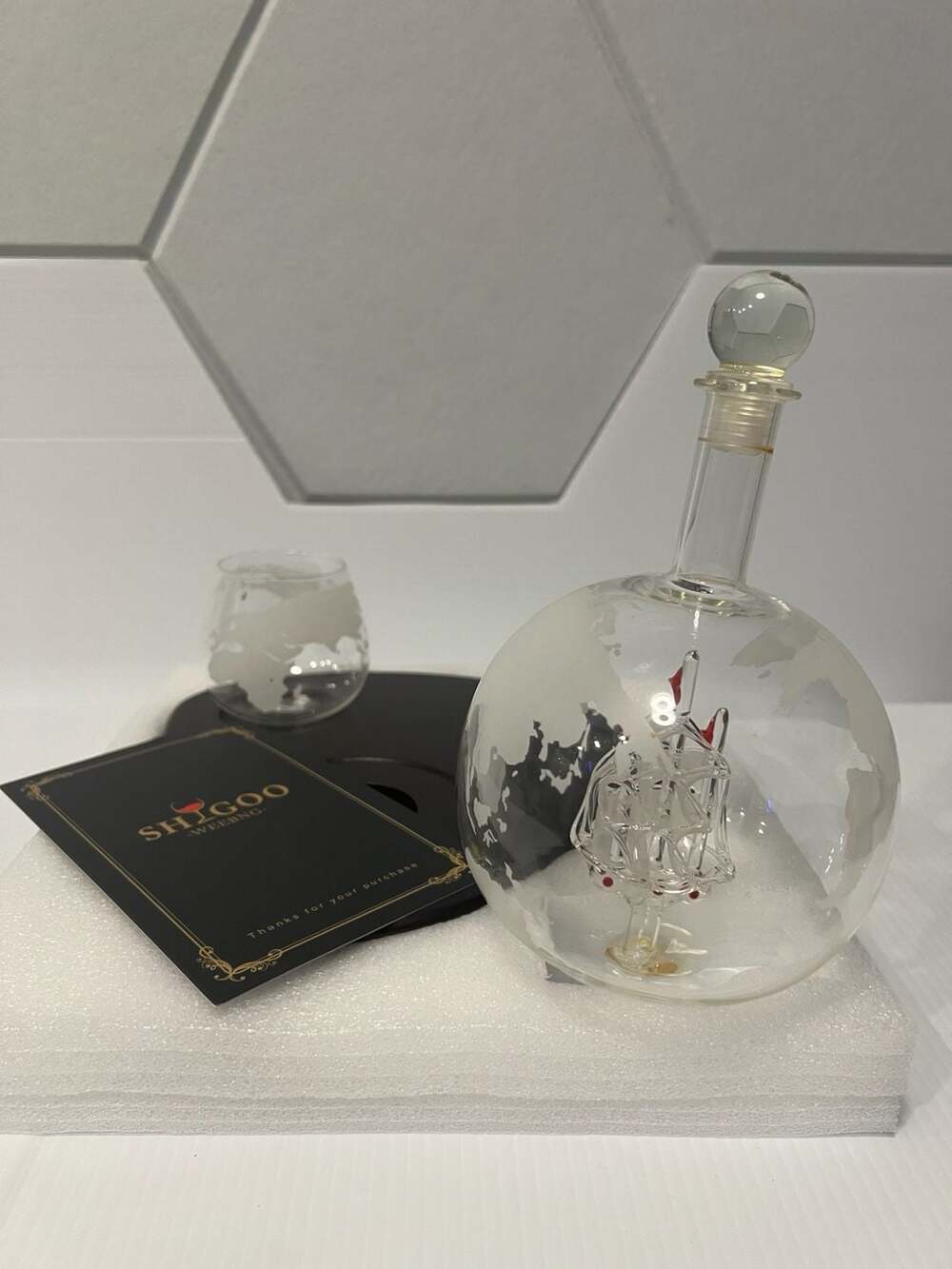 Exclusive Globe Decanter Set Drinking Glasses · : Shop, Sell, Connect,